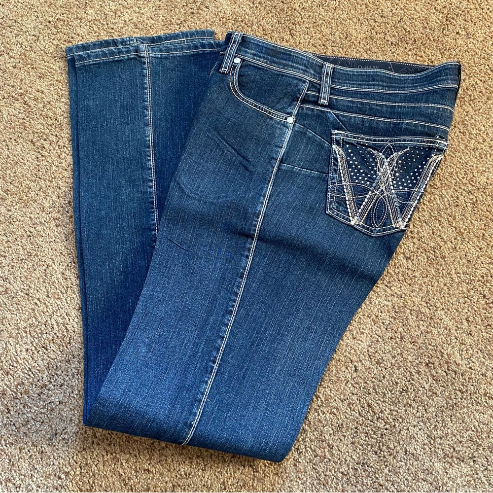 Wrangler Q-Baby Bootcut Jeans 7/8x36 Inseam